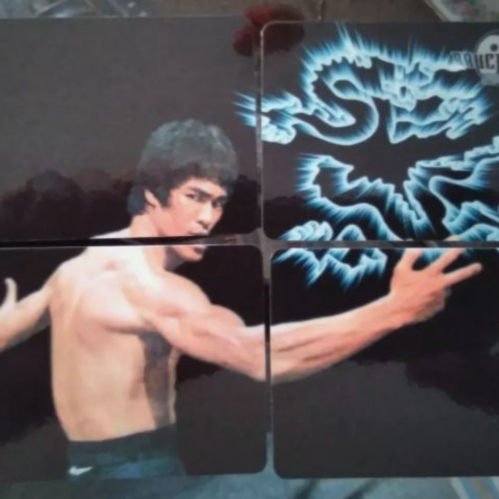 Bruce Lee Phone Cards X4